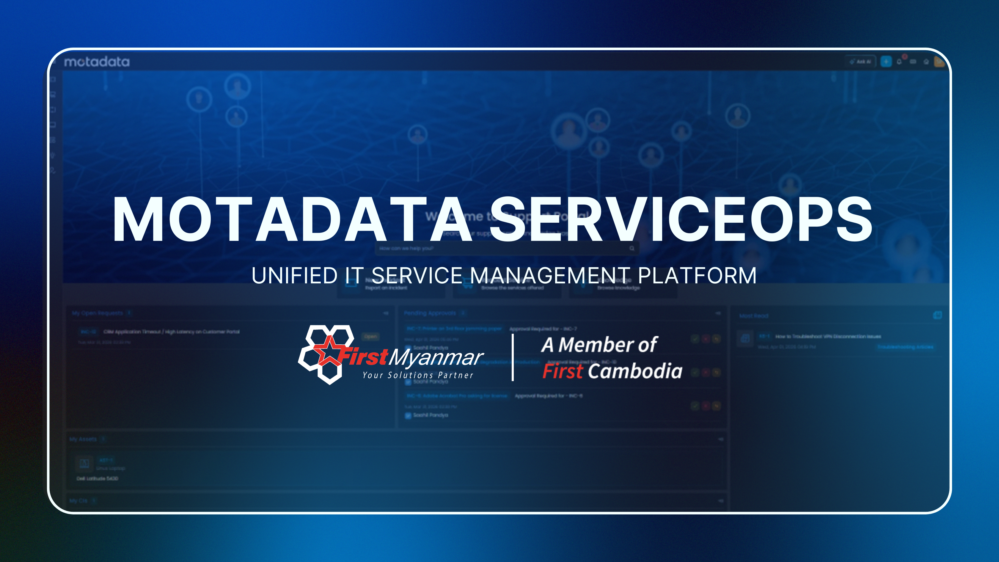 Motadata ServiceOps - Unified IT Service Management Platform 